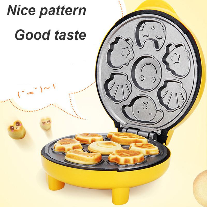 220V Mini electric Waffles Maker Bubble Egg Cake Oven Breakfast Waffle Machine Egg Cake Oven Pan Eggette Machine Mini Waffle Pot