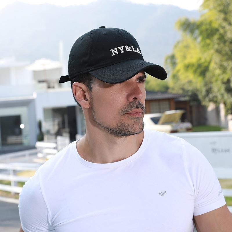 New Embroidery Ball Baseball Cap Sports Sunscreen Men's and Women's Sun Hats Breathable Versatile Casual Duck Tongue