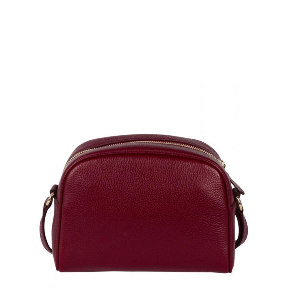 Salvatore Ferragamo Travel Camera Crossbody Bag Burgundy
