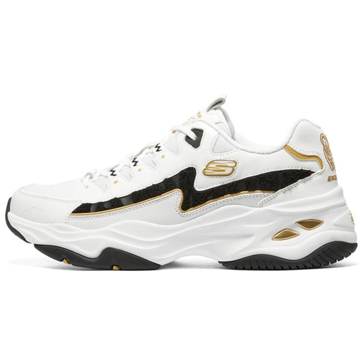 (WMNS) Skechers D lites 4.0 White Black Gold Women s 896069-WBGD