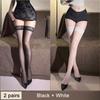 Sexy Summer Lace Women Stockings Lolita Tight Fitting Breathable Transparent Stockings Y2K Fashion Charm Purple Long Socks