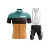 Mens Cycling Jersey Set Breathable Quick-Dry Short Sleeve Bike Sportwear Fit Comfortable