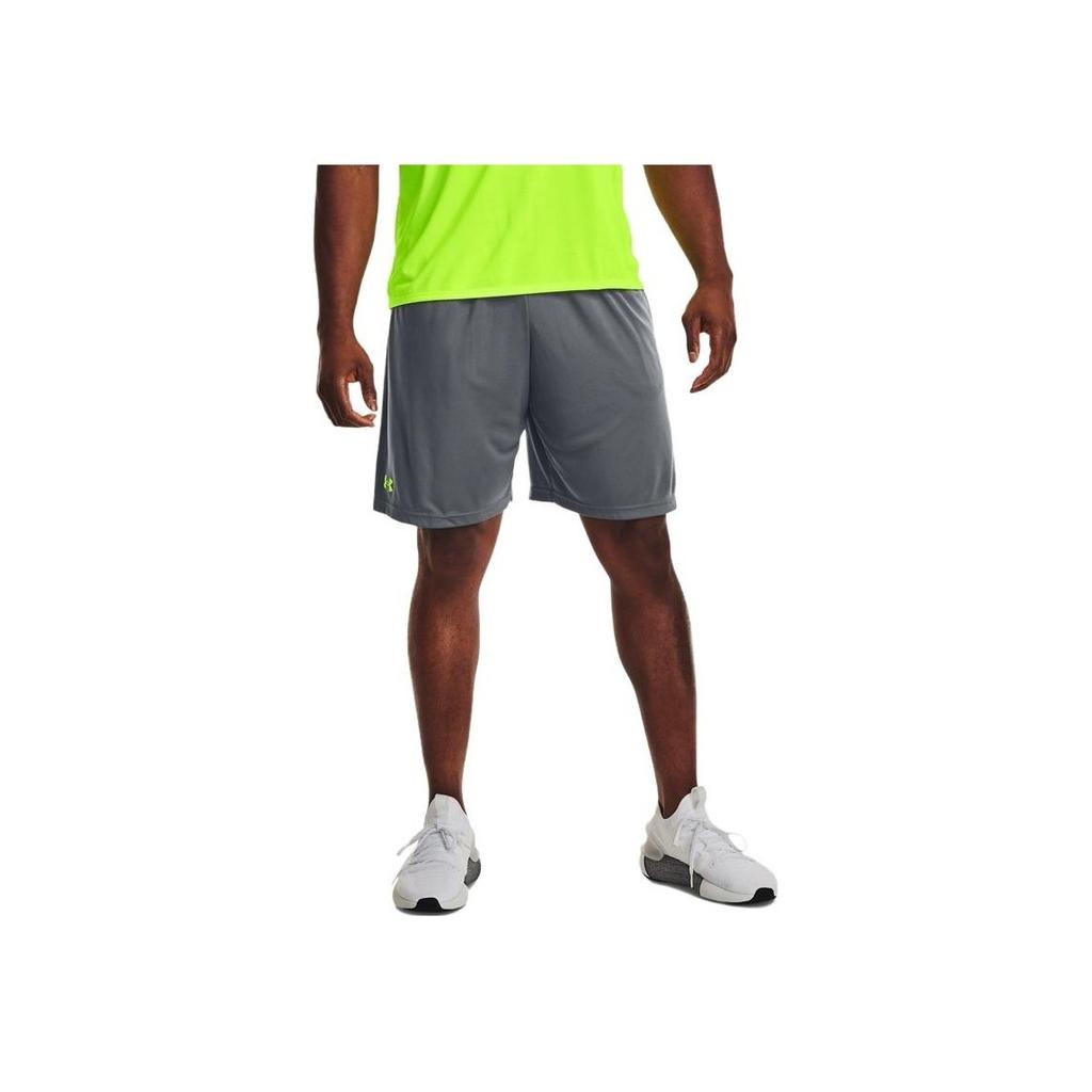 Under Armour Letter Print Elastic Waist Training Shorts Men Bottoms Grey 1376943-012