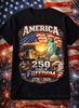 America 250 Years Freedom Shirt 1776-2026 Patriotic USA Flag July 4th Tee S-5XL