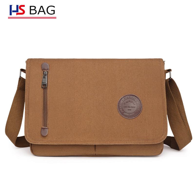 

Новая Мода Однотонная Мужская Сумка Холщовые Сумки Мессенджеры Пряжка Повседневная Портативная Сумка Через Плечо Большой Вместимости Сумка Тоут Сумки через Плечо 33x10x27cm темно-коричневого