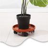 Verrijdbaar Rolbaar Bloempotrek Potplant met Universeel Wiel Plantenstandaard Brede Toepassing Wateropvang Ronde Framebak
