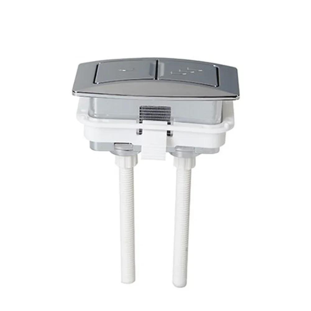 Toilet Drain Valve Dual Flush Tank Button Rectangular Toilet Water Saving Valve Drain Switch Button Bathroom Accessories China Mainland