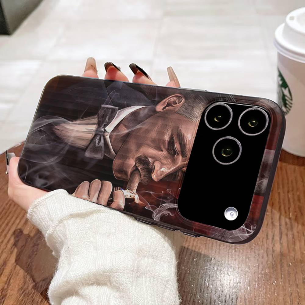 Movie P-Peaky-S B-Blinders Phone Case For IPhone 17 16 15 11 12 13 14 Pro Max Soft Corrugated Silicone Cover Case
