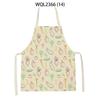 Vegetable Sleeveless Aprons Onion Carrot Printed Kitchen Apron Women Men Baking Waist Bib Home Cooking Brief Sleeveless Pinafore