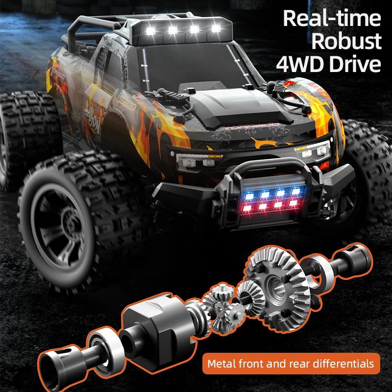 JJRC C8810 1:18 RC Car 2.4G 4WD Remote Control Crawler Electric LED Climbing Off-Road Monster Truck Vehicle Toy for Kid Gift