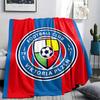 1PC FC Viktoria Plzen Patterned Flannel Blanket Suitable For All Seasons for Home Decor Warmth and Comfort Gifts Holiday Present