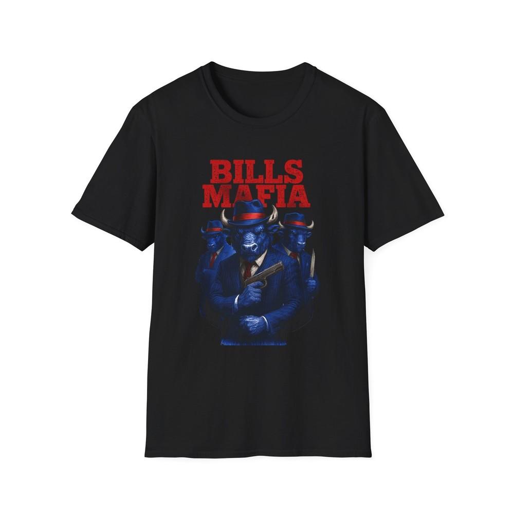 Bills Mafia Gangsters T-Shirt, Buffalo Football Fan Shirt, Unisex Tee, Sports