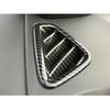 For Hyundai Kona 2018-2022 Carbon Fiber 2X Dashboard Air Vent Outlet Cover Trim