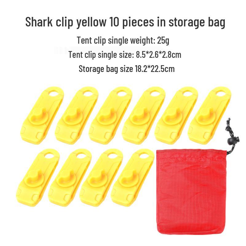 Εξωτερικό Κλιπ Καρχαρία για Κάμπινγκ: Αντιανεμικοί Γάντζοι Σκηνής & Σημεία Έλξης Τέντας