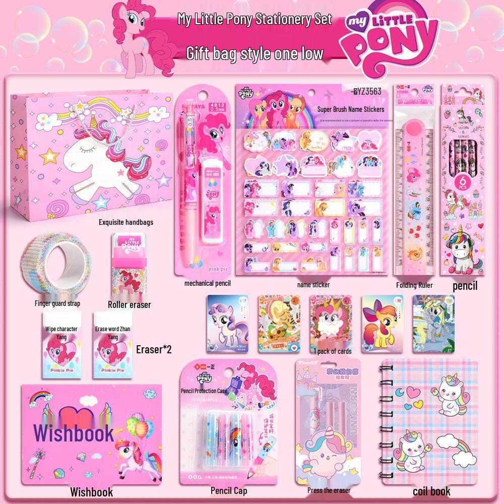 

My Little Pony Stationery Gift Set for 10-Year-Old Girls - Complete Study Supplies & Party Favor