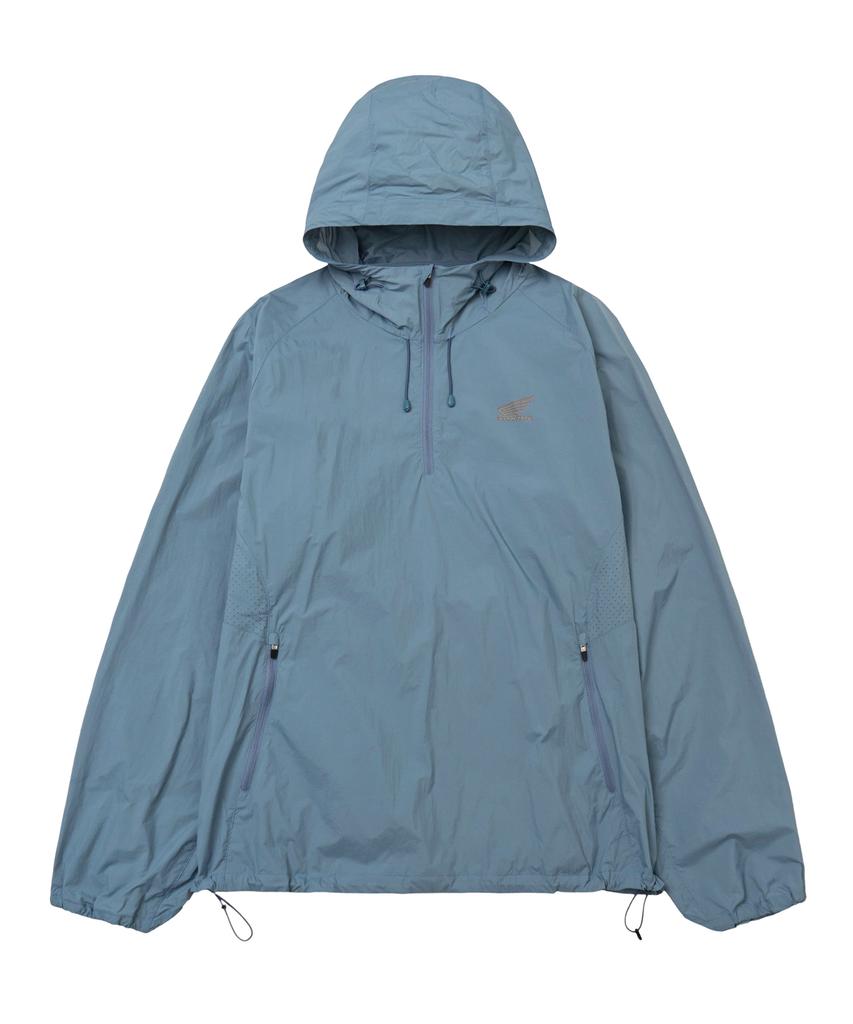 Speed Run Nylon Packable Anorak Light Blue