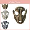 Exquisite Silver And White Goat Bone Mask Perfect For Halloween And Festive Events