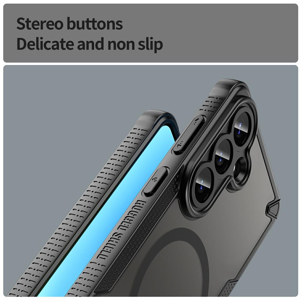 For iPhone 14 Pro Max Magnetic Case TPU + PC Clear Protective Phone Cover Compatible with MagSafe