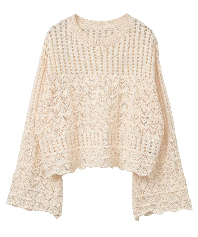 

Music Skashi Knit Ivory [Earth & Ecology] Sweatshirt, Pullover, Women s, слонова кістка