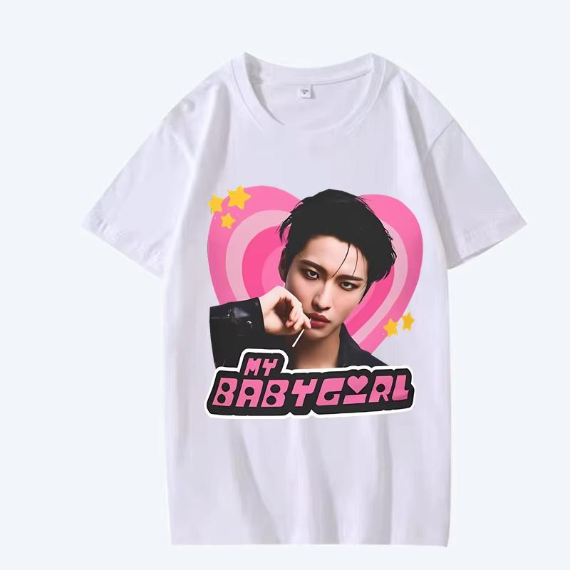 Ateez Seonghwa Magazine Y2k Babygirl T Shirt Unisex Women Oversized 100 Cotton Hot Sale Short Sleeve Summer Unisex Plus Size Tops