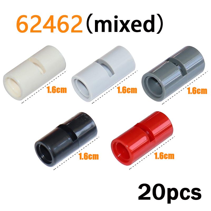 Technical MOC Pin Connector Round 2L with Slot and Pin Joiner, DIY Block Brick Parts 62462