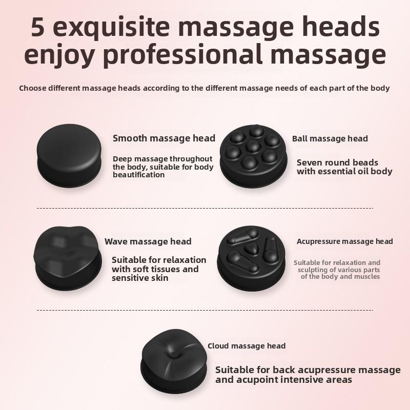 Fettpress Kroppsmassasjeapparat Husholdnings Håndholdt Trådløs Massasje Slag Nakke Midje Skulder Kneting Fascia-pistol