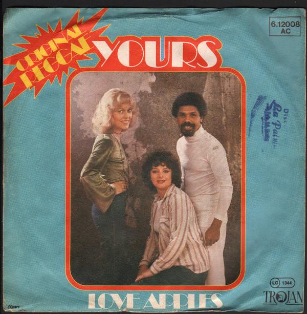 

7inch Record LOVE APPLES Yours 612008 Trojan Records 1977 Germany Reggae Ska Dub Used