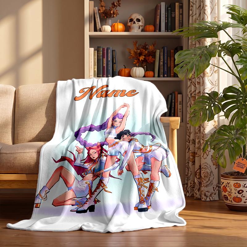 HUNTRIX Custom Flannel Blankets Soft Warm Cozy Throws for Home Decor Holiday Gifts