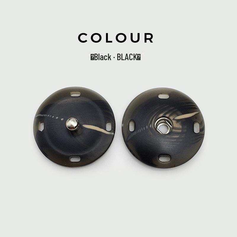 High-Grade Resin Invisible Snap Buttons for Sweaters and Cardigans