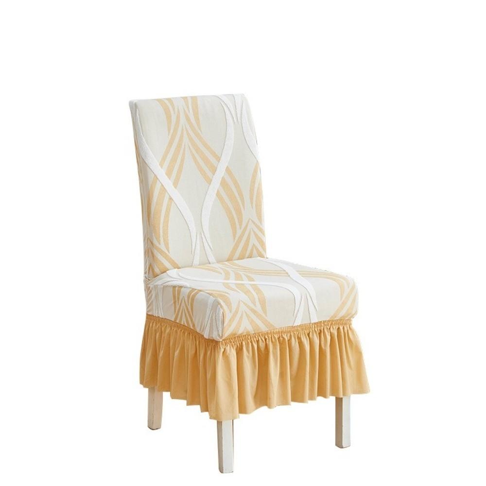 Wear-resistant Dining Chair Cover Non-slip Chair Slipcover Decorative Seat Cover Living Room