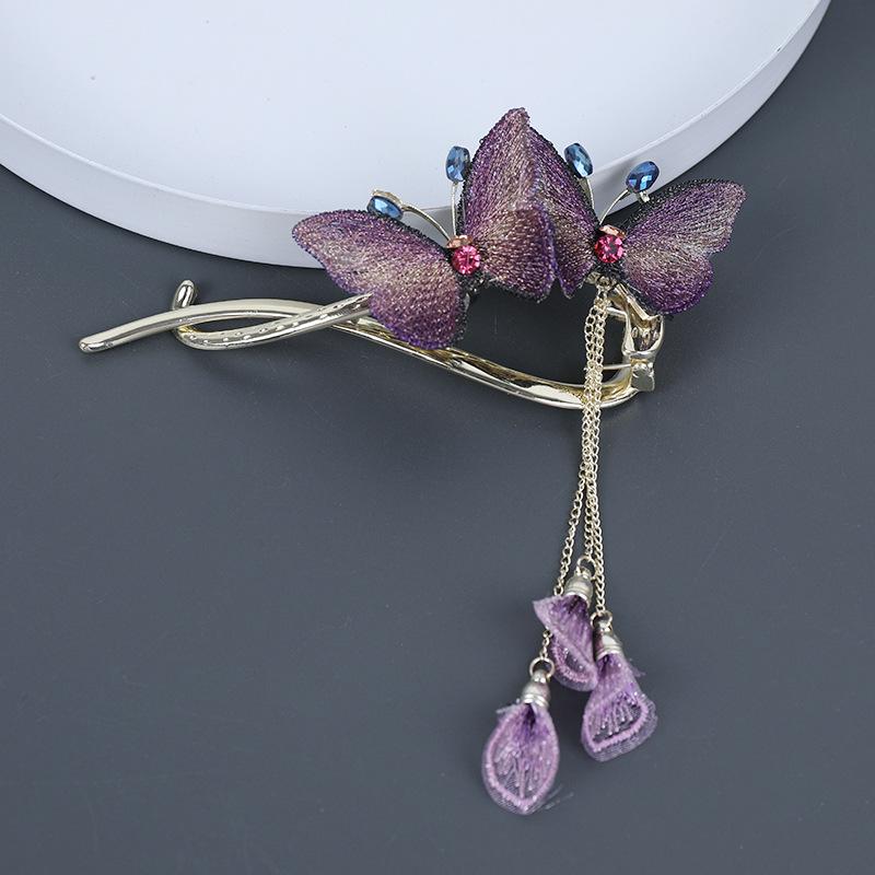 

Заколка для волос в форме бабочки 14k