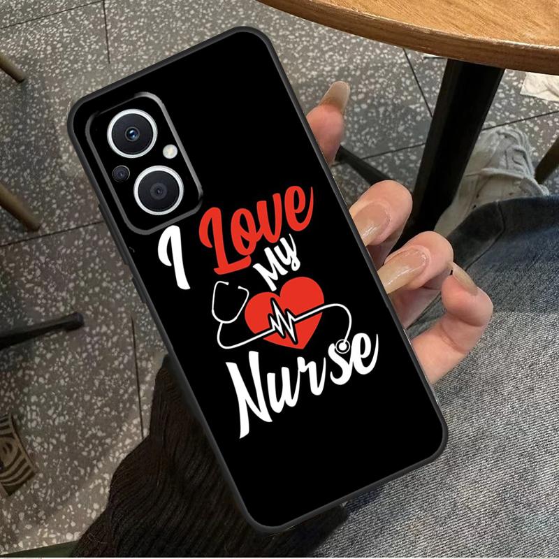 Krankenschwester Medizinische Gesundheit Herz Für OPPO Reno 11F 12F 13F 14F 8T 10 11 12 13 14 Pro 8 7 Lite OPPO Find X8 X6 X5 X9 Pro Hülle