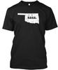 Best Nana Oklahoma Grandma T-Shirt Made In the USA Size S To 5XL