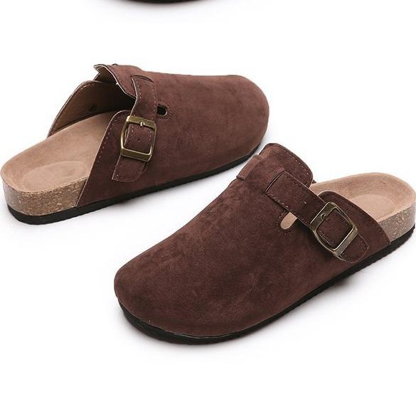 Thick-soled bag head slippers Fashion hot-selling slippers Couple cork spot slippers