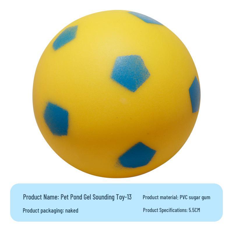 

Виниловый Имитационный Игрушечный Мяч для Маленьких и Средних Собак - Звуковой Мяч для Питомца Unpackaged