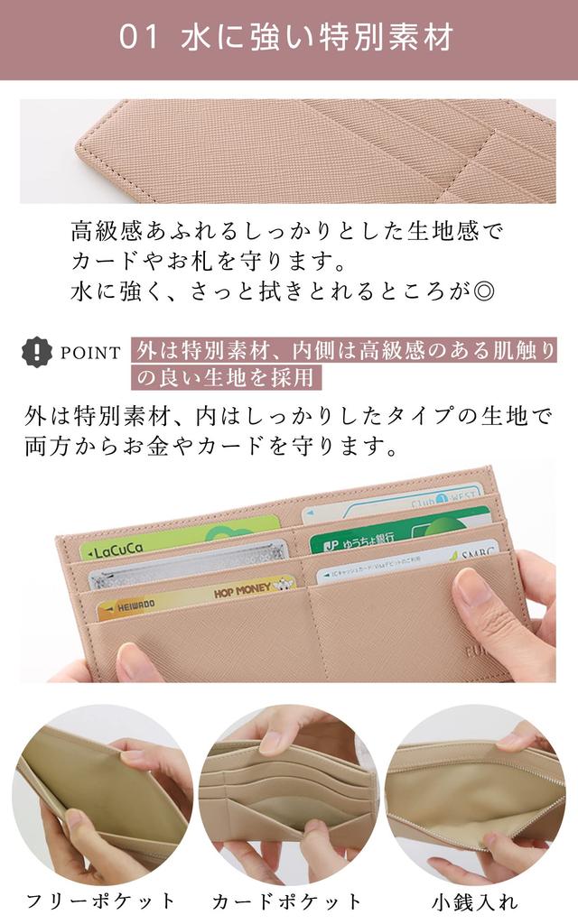 EUNICE Long Perfect for Women's Wallet, Ultra-Thin, RFID-Skimming Protection, Traveling! (Orange)