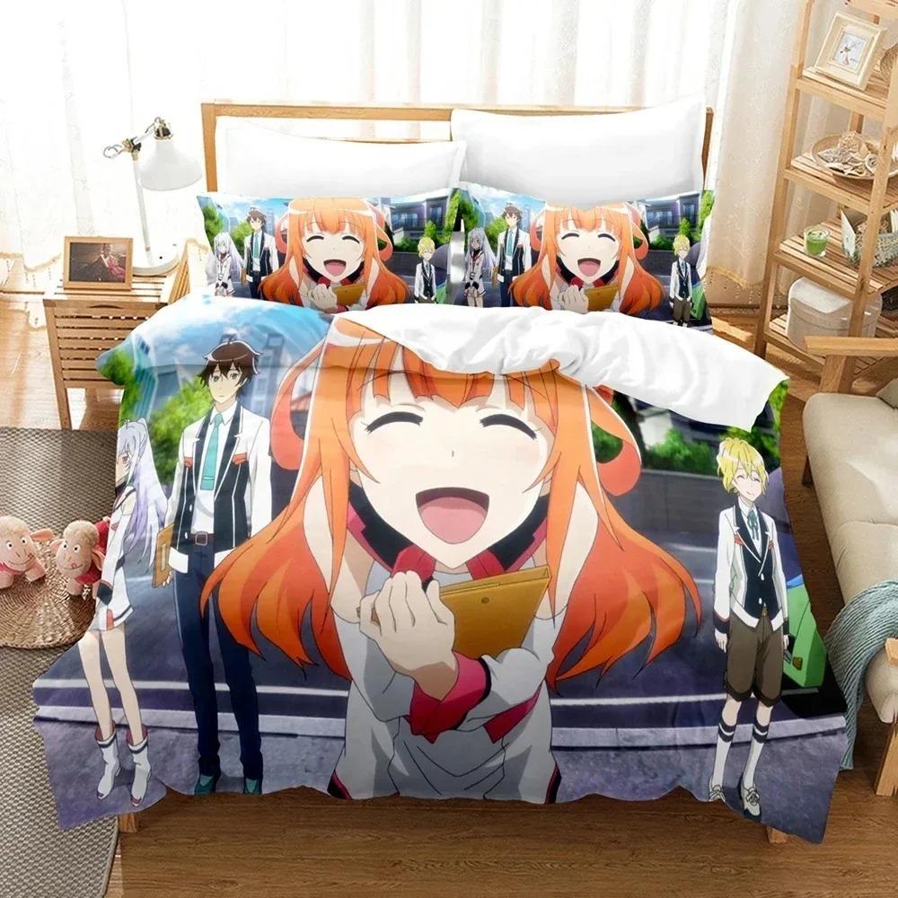 Anime Plastic Memories Isla Sängkläder Set Pojkar Flickor Enkel Dubbel Queen Size Påslakan Örngott Säng Barn Vuxna Hemtextil