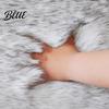 Versatile Round Carpet Color Machine Soft Bedroom Mat Plush Furry Floor Rug Solid Kids Room
