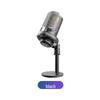RGB Capacitor Wired Microphone for Gaming, Singing, Live Broadcast & Recording with Sound Card (ME6S)