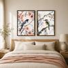 Nordic Wall Art Bird & Flowers Chinese Style Canvas Painting Modern Style Poster Prints Bedroom Living Room Wall Decor