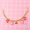 Cherry Strawberry Key Chain Pendant For Everyday Use Premium Crafted Resin Jewelry Decoration Compact Travel Essential