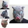 Demon Slayer Halloween Kimetsu No Yaiba Hashibira Inosuke Pig Cosplay Mask Cos