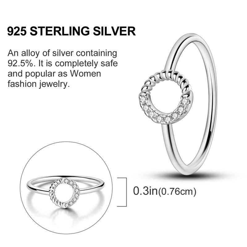 Genuine copper rings for women, Simple style, shiny zirconia, wedding gift, Fishion jewelry,New Release High Quality