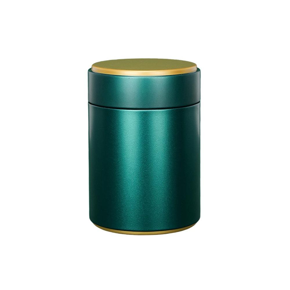 

Hiqh Quality Tinplate Tea Tin Round Large Capacity Tea Jar Moisture-proof Coffee Bean Storage Box for Home&Travel