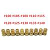 200Pcs Carburetor Main Jet Kit & 200Pcs Slow/Pilot Jet For PWK Keihin OKO CVK PWM NSR KSR PWM Motorcycle Carburetor-AU62