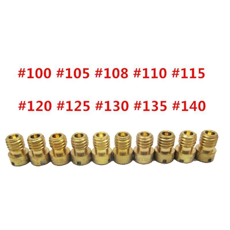 200Pcs Carburetor Main Jet Kit & 200Pcs Slow/Pilot Jet For PWK Keihin OKO CVK PWM NSR KSR PWM Motorcycle Carburetor-AU62