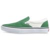 Slip-On Series Suede Canvas Patchwork Retro Casual Low-Top Skate Shoes Unisex Sneakers Green VN0A5FCA3JD