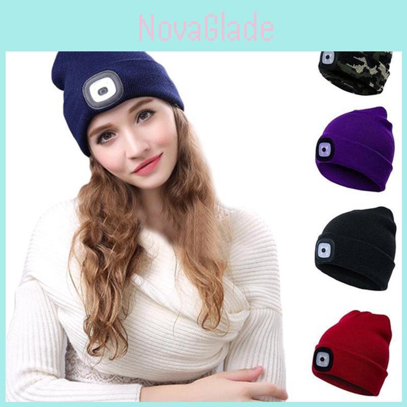 And Comfortable Winter Wear Unisex Led Beanie Hat With Three Brightness Levels**