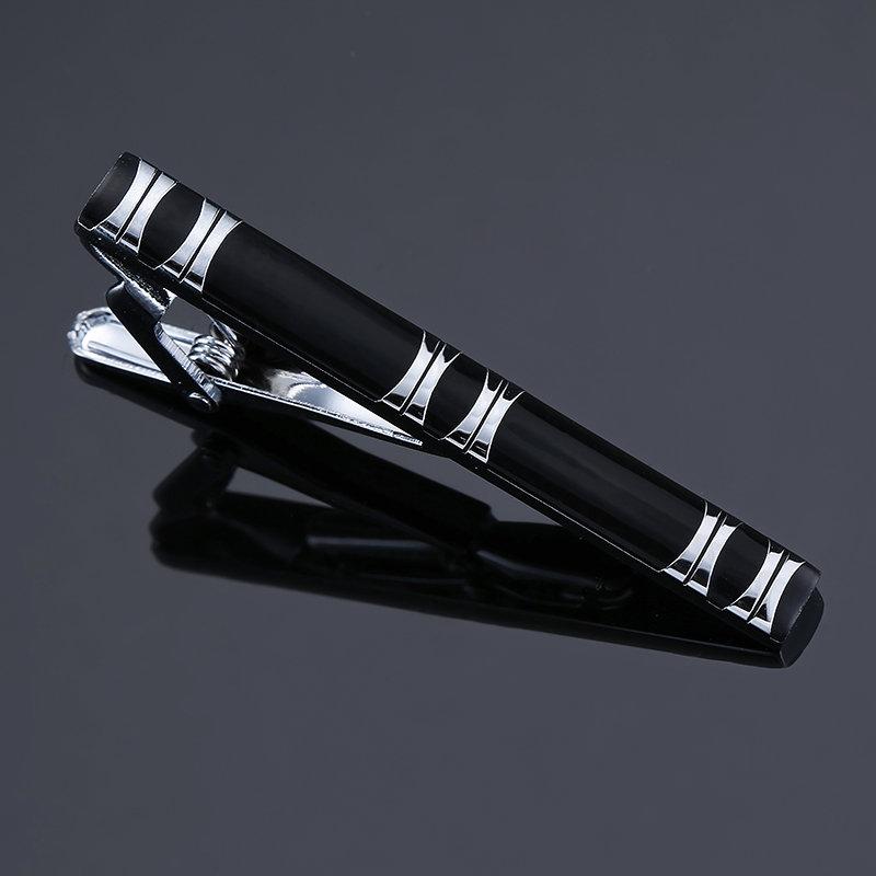 high-end Tie Clip Classic golden Clasp Pin for men's Accessories jewelry gifts