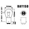 10 Stück 1157 Glühbirnen Bremslichtbirnen BAY15D LED Blinkerbirnen Ersatz für Standlicht Rücklicht Fahrlicht Rückfahrlicht